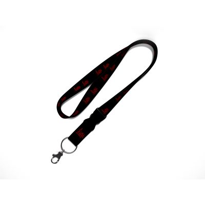 Lune Lanyard schwarz/rot