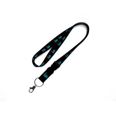 Lune Lanyard schwarz/blau