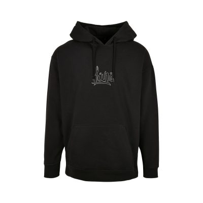 Lune Mondschein Hoodie schwarz